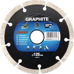 Gyémántvágó 115mm fogas graphite